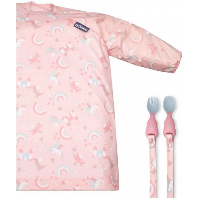 Bibado Bryndák s upínáním a dětským příborem Duha – Zboží Dáma