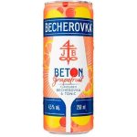 Becherovka Beton Grapefruit 4,5% 0,25 l (plech) – Zboží Dáma