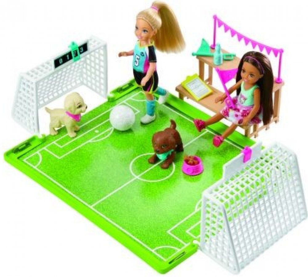 Barbie Chelsea fotbalistka herni set Srovnanicen.cz