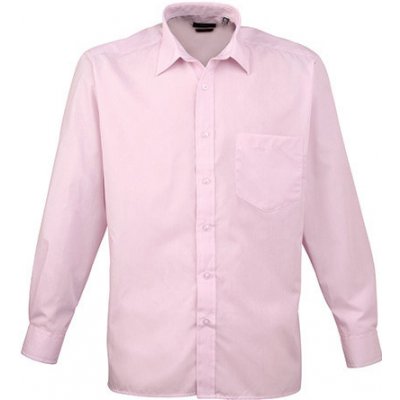 Premier Workwear pánská košile s dlouhým rukávem PR200 pink