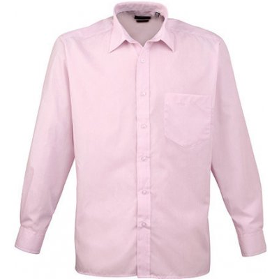 Premier Workwear pánská košile s dlouhým rukávem PR200 pink – Sleviste.cz