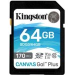 Kingston SDXC 64GB Canvas Go Plus SDG4/64GB – Sleviste.cz