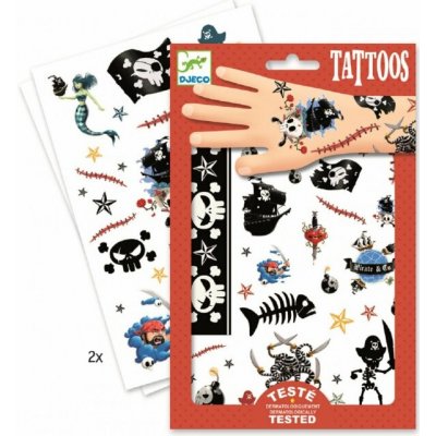 DJECO Dětské tetování Piráti – Sleviste.cz