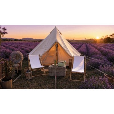 Glamping ubytování pro dva Voucher: Tištěný dárkový voucher – Hledejceny.cz