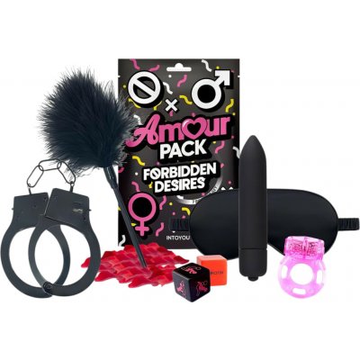 Amour Pack Zakázané Touhy - startovací sada s vibrátorem - 7 kusů – Sleviste.cz