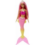 Barbie Kouzelná mořská víla růžovo-žlutá – Zboží Mobilmania