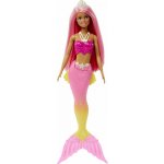 Barbie Kouzelná mořská víla růžovo-žlutá – Zbozi.Blesk.cz