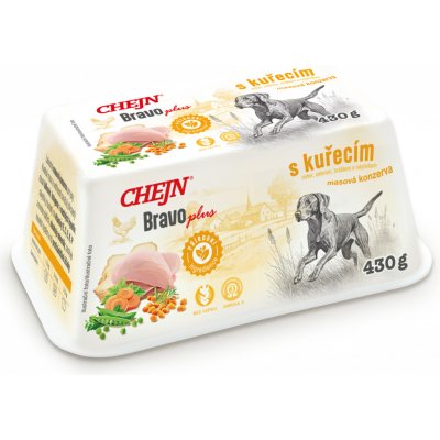 Chejn Bravo Plus s kuřecím a zeleninou 430 g – Zboží Mobilmania
