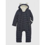 GAP Baby zimní kombinéza sherpa Tmavě modrá – Zboží Mobilmania