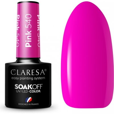 Claresa gél lak PINK 540 5 g – Zboží Mobilmania