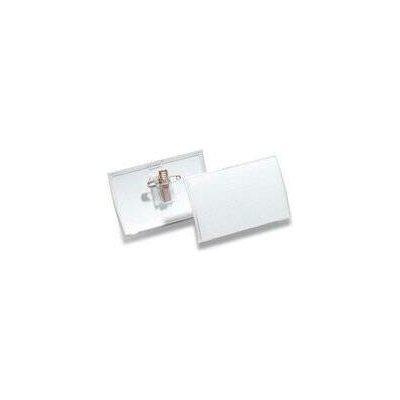 Durable - jmenovka - 40×75 mm, s klipem a špendlíkem – Sleviste.cz