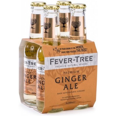 Fever Tree Ginger Ale 4 x 200 ml – Zboží Dáma