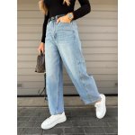 Eshopat Oversize světle modré balónové rifle Sky – Sleviste.cz