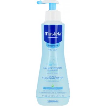 Mustela Bébé Soothing Cleansing Water No-Rinse čisticí voda na obličej a tělo pro děti od narození pro děti 300 ml