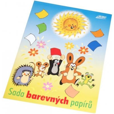 Sada barevných papírů KRTEK A4, 10 listů – Hledejceny.cz