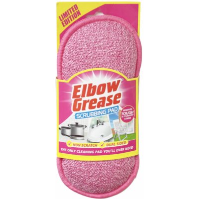 Elbow Grease Pink čistící pratelná houbička na různé povrchy 19 x 9,5 cm – Zboží Dáma