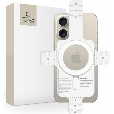 Tech-Protect Magnetická nálepka pro MagSafe nabíjení - Tech-Protect, Magmat Magnetic Ring White – Zboží Živě