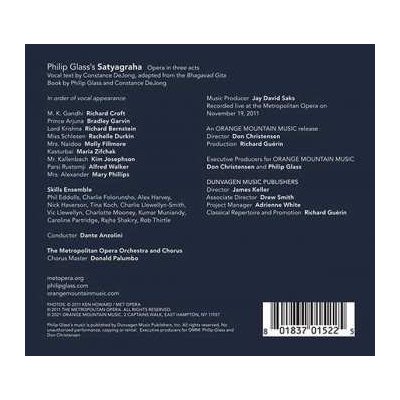 Philip Glass - Satyagraha CD