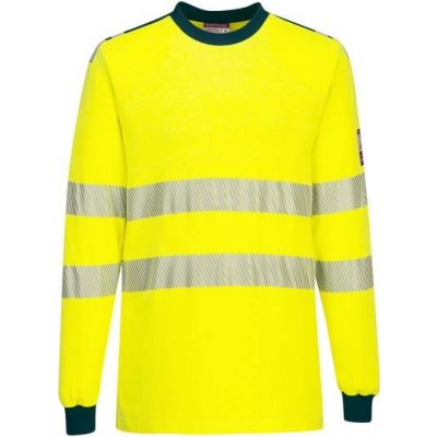Portwest PW3 Modaflame Knit Hi-Vis FR triko s dlouhým rukávem Yellow/Navy 2XL – Zboží Dáma