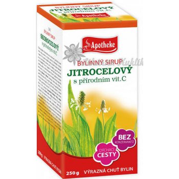 Apotheke sirup jitrocelový s přírodním vit. C 320 g