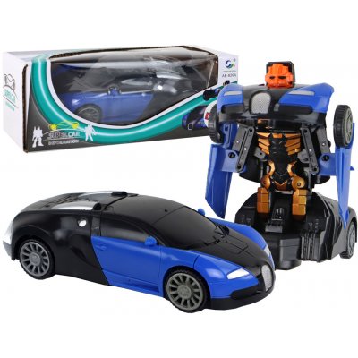 mamido Auto Robot 2v1 Transformers Bugatti modré – Hledejceny.cz