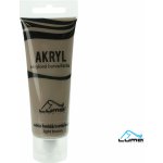 Luma Barvy akrylové 75ml hnědá tmavě – Zboží Dáma