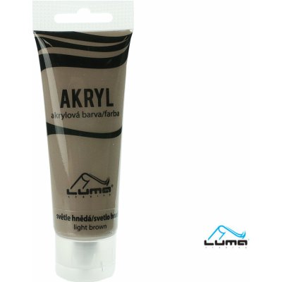 Luma Barvy akrylové 75ml hnědá tmavě – Zboží Dáma