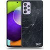 Pouzdro a kryt na mobilní telefon Samsung Picasee silikonové Samsung Galaxy A52 5G Black marble čiré