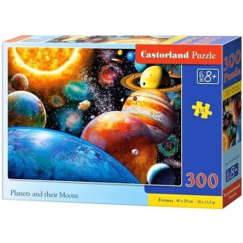 Castorland Planety a jejich měsíce 300 dílků
