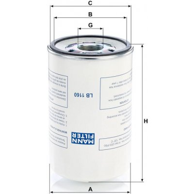 MANN-FILTER Odlučovač oleje MANN MF LB1160 – Hledejceny.cz