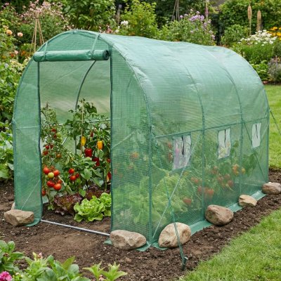 EDENIA Zahradní fóliovník KARDO 2 x 3 m zelený – Zboží Dáma