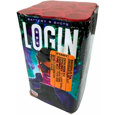 Kompaktní ohňostroj LUMPÍK LOGIN 9 ran 20mm – Zboží Dáma