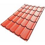 Blachotrapez Diament Eco Plus 0,5 x 1200 x 1900 mm Pladur Wrinkle MAT TK červenohnědá 1 ks – Sleviste.cz