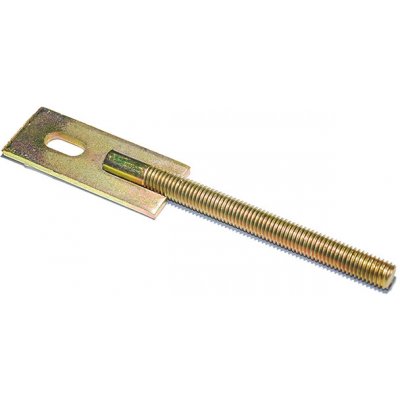 Držák plotového pole, rovný, M12x185mm, Zn – Zboží Mobilmania