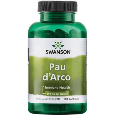 Swanson Pau d'Arco 500 mg 100 kapslí – Hledejceny.cz