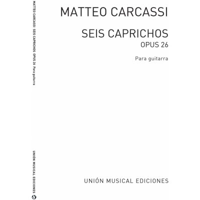 Unión Musical Ediciones Noty pro kytaru Seis Caprichos Op.26 R Sainz De La Maza Guitar