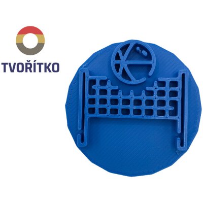 TVOŘÍTKO Volejbalová síť I Rozměr: 7 cm, + Vykrajovátko: Ano – Hledejceny.cz