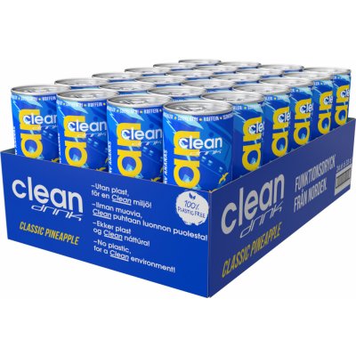Clean Drink BCAA bez kofeinu 24 x 330 ml – Zboží Mobilmania