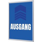 Jansen Display Set klaprámu A1, Východ, modrý, německy, 625 x 872 mm – Zboží Živě