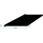 02831005 Pryžový profil tvaru "I", 50x4,5/2mm, 50°Sh, EPDM, -40°C/+100°C, černý | Zboží Auto