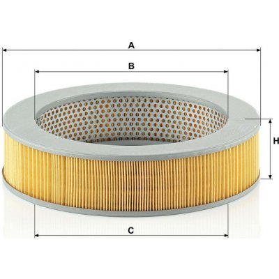 MANN-FILTER Vzduchový filtr MANN C2868 (MF C2868) – Hledejceny.cz