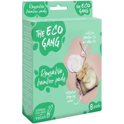The Eco Gang reusable bamboo pads 8 ks – Zboží Dáma