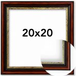 Fotorámeček Paris Rozměr: 20 x 20 cm, Barva: Hnědá, Typ zasklení: Sklo – Hledejceny.cz