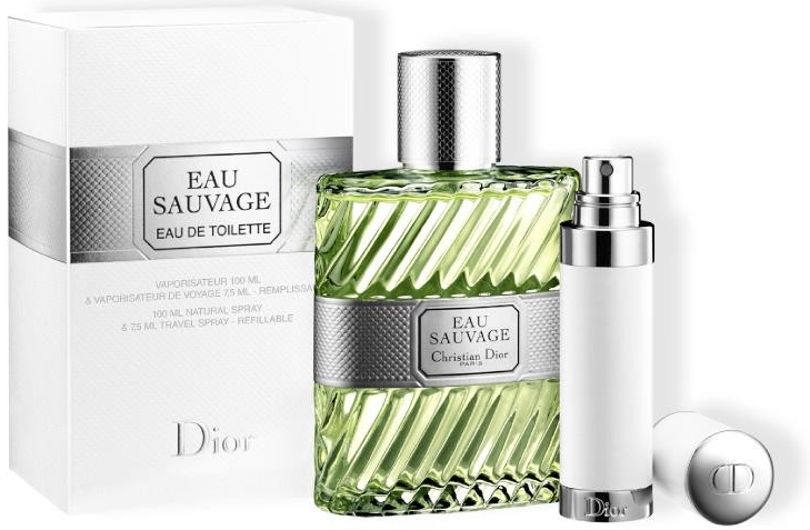 Christian Dior Eau Sauvage EDT 100 ml + EDT 7,5 ml dárková sada