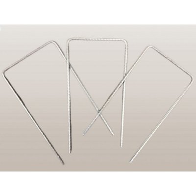 GARDENTEX Ocelová kotvící skoba U-POL - 15 x 7,5 x 15cm - 50ks – Sleviste.cz