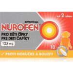 NUROFEN PRO DĚTI RCT 125MG SUP 10 – Hledejceny.cz