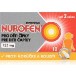 NUROFEN PRO DĚTI RCT 125MG SUP 10 – Zboží Mobilmania