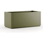 STEFANPLAST Truhlík vyvýšený záhon ETHICA 80x36x35cm olivově zelený – Zbozi.Blesk.cz