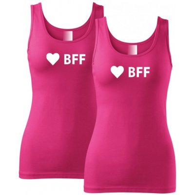 Povidlo cz tílka pro kamarádky BFF srdce Purpurová – Hledejceny.cz