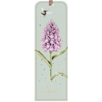 Záložka do knihy "Marsh Orchid" - Prstnatec a včelka – Hledejceny.cz